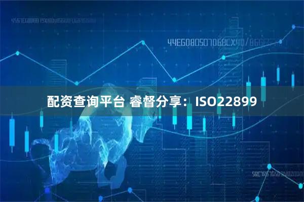 配资查询平台 睿督分享：ISO22899